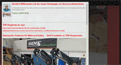 Desktop Screenshot of goos-landmaschinen.de